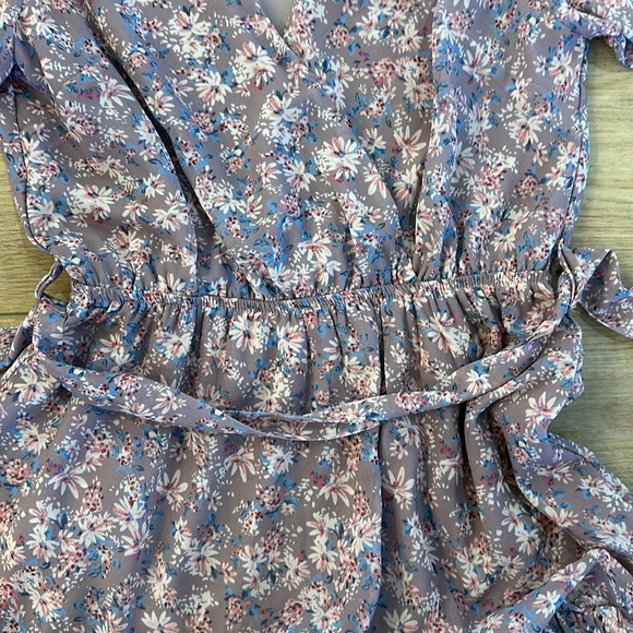 Mortise and Market Wrap Mini Dress - Picture 4 of 8